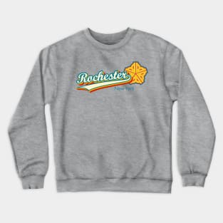 Officially Licensed 1970s Retro Rochester Crewneck Sweatshirt